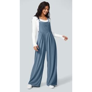 Halara Waffle Casual Overalls Women’s M Mountain Spring